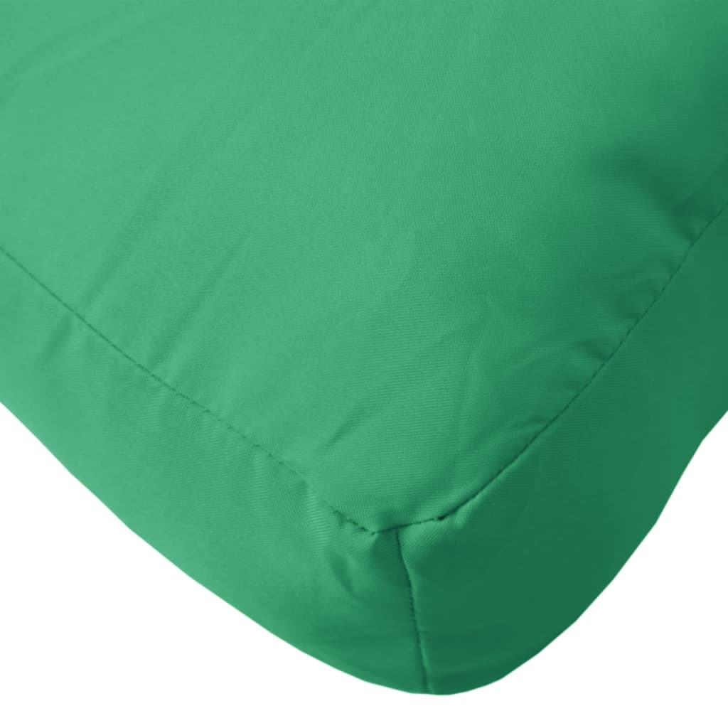 Cuscino per Pallet Verde 50x50x12 cm in Tessuto