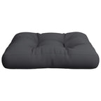 Cuscino per Pallet Nero 50x50x12 cm in Tessuto