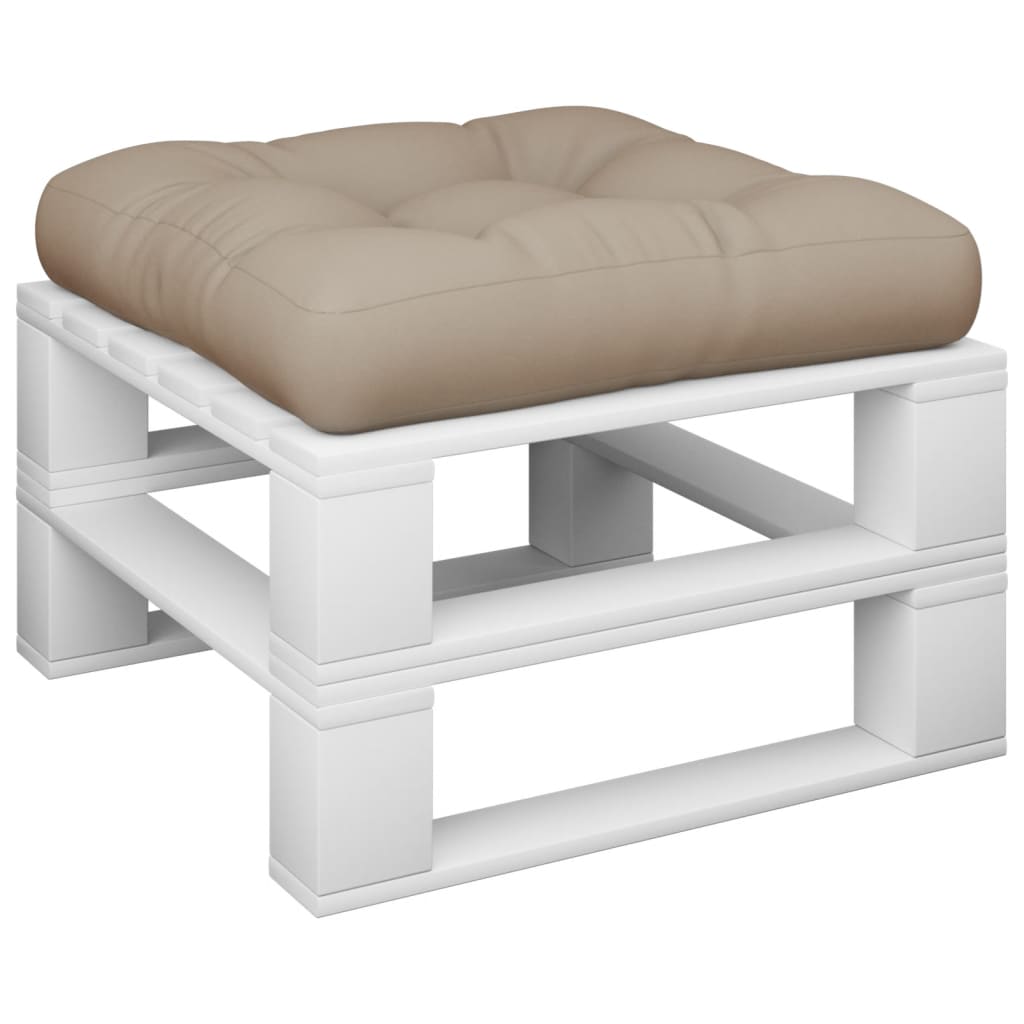 Cuscino per Pallet Tortora 50x50x12 cm in Tessuto