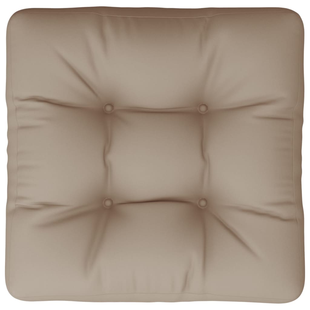 Cuscino per Pallet Tortora 50x50x12 cm in Tessuto