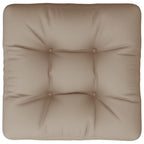 Cuscino per Pallet Tortora 50x50x12 cm in Tessuto