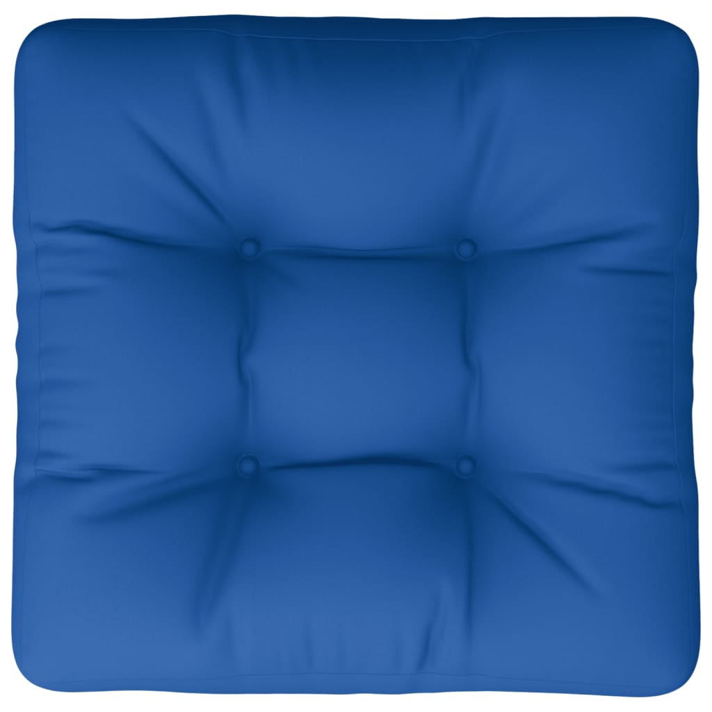 Cuscino per Pallet Blu Reale 50x50x12 cm in Tessuto