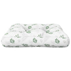 Cuscino per Pallet con Motivo a Foglie 50x50x12 cm in Tessuto
