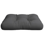 Cuscino per Pallet Antracite 60x60x12 cm in Tessuto