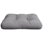 Cuscino per Pallet Grigio 60x60x12 cm in Tessuto