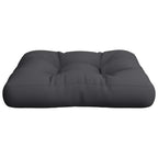 Cuscino per Pallet Nero 60x60x12 cm in Tessuto