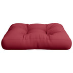 Cuscino per Pallet Rosso Vino 60x60x12 cm in Tessuto