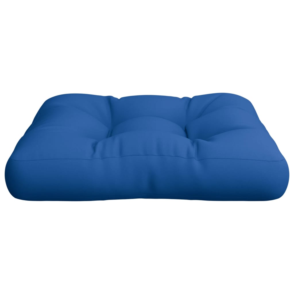 Cuscino per Pallet Blu Reale 60x60x12 cm in Tessuto