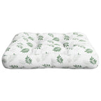Cuscino per Pallet con Motivo a Foglie 60x60x12 cm in Tessuto