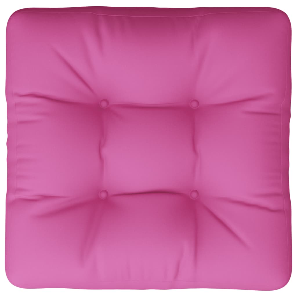 Cuscino per Pallet Rosa 60x60x12 cm Tessuto