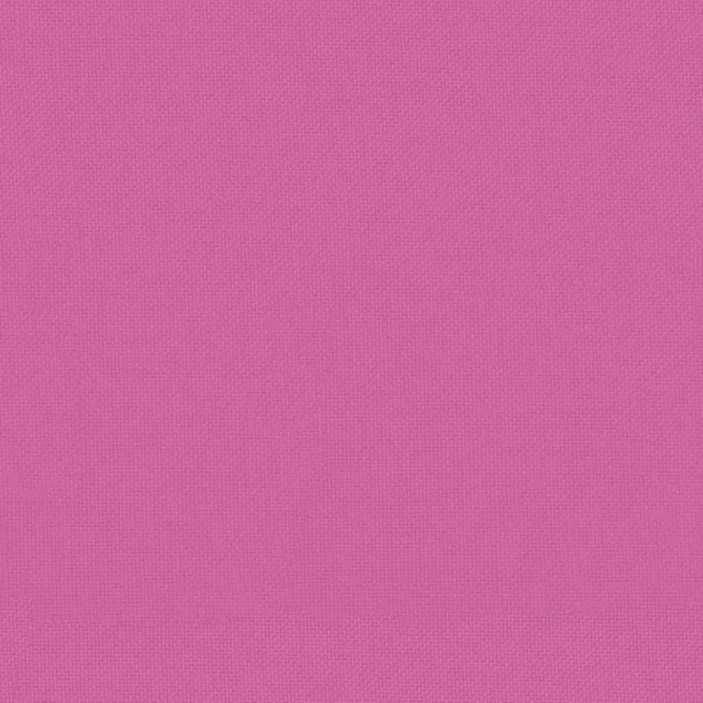 Cuscino per Pallet Rosa 60x60x12 cm Tessuto