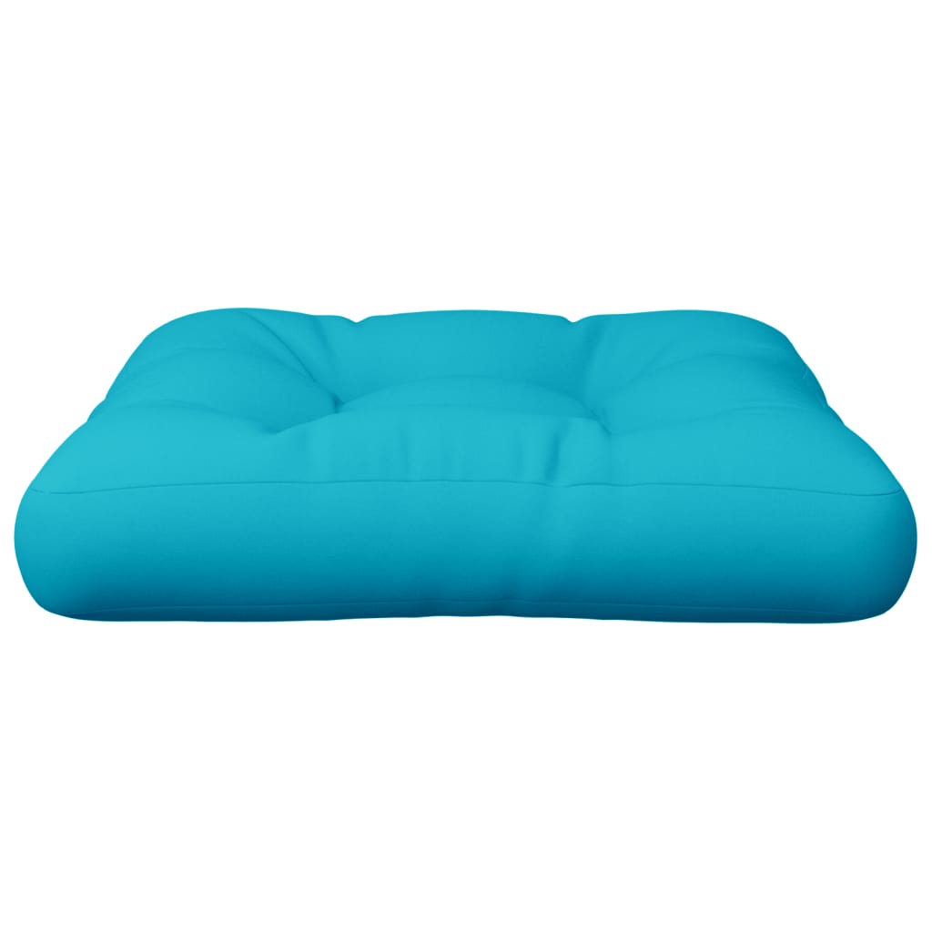 Cuscino per Pallet Turchese 60x60x12 cm Tessuto