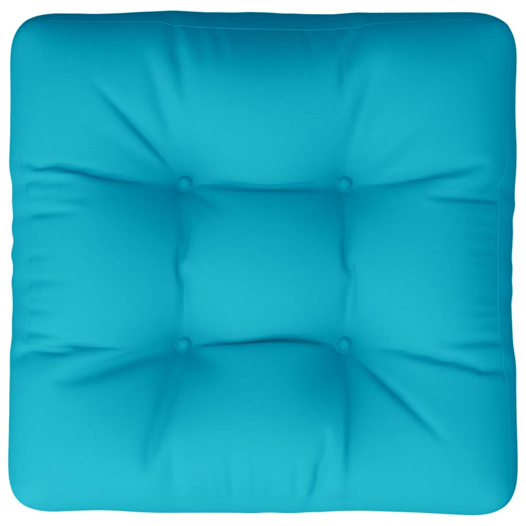 Cuscino per Pallet Turchese 60x60x12 cm Tessuto
