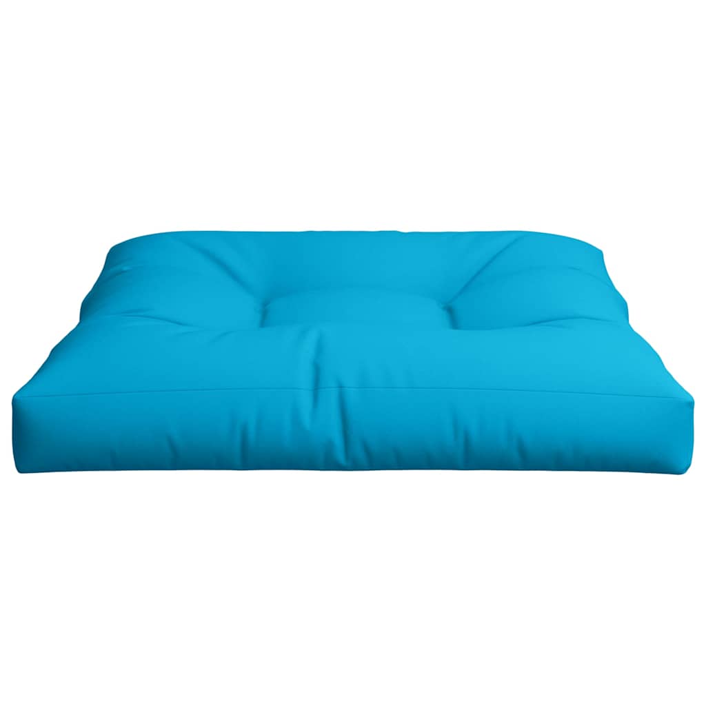 Cuscino per Pallet Blu 70x70x12 cm in Tessuto