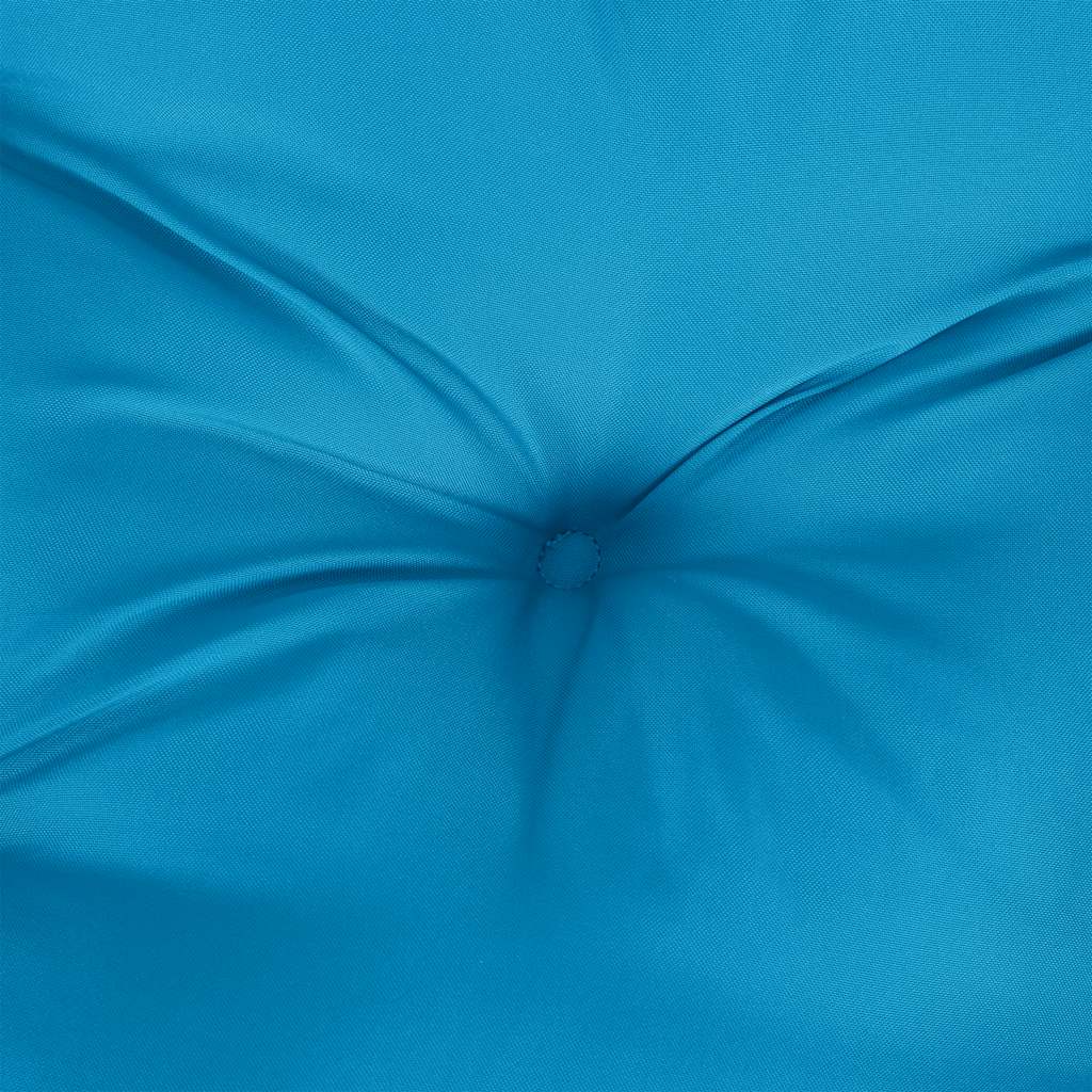 Cuscino per Pallet Blu 70x70x12 cm in Tessuto