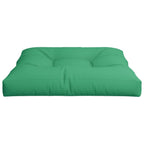 Cuscino per Pallet Verde 70x70x12 cm in Tessuto