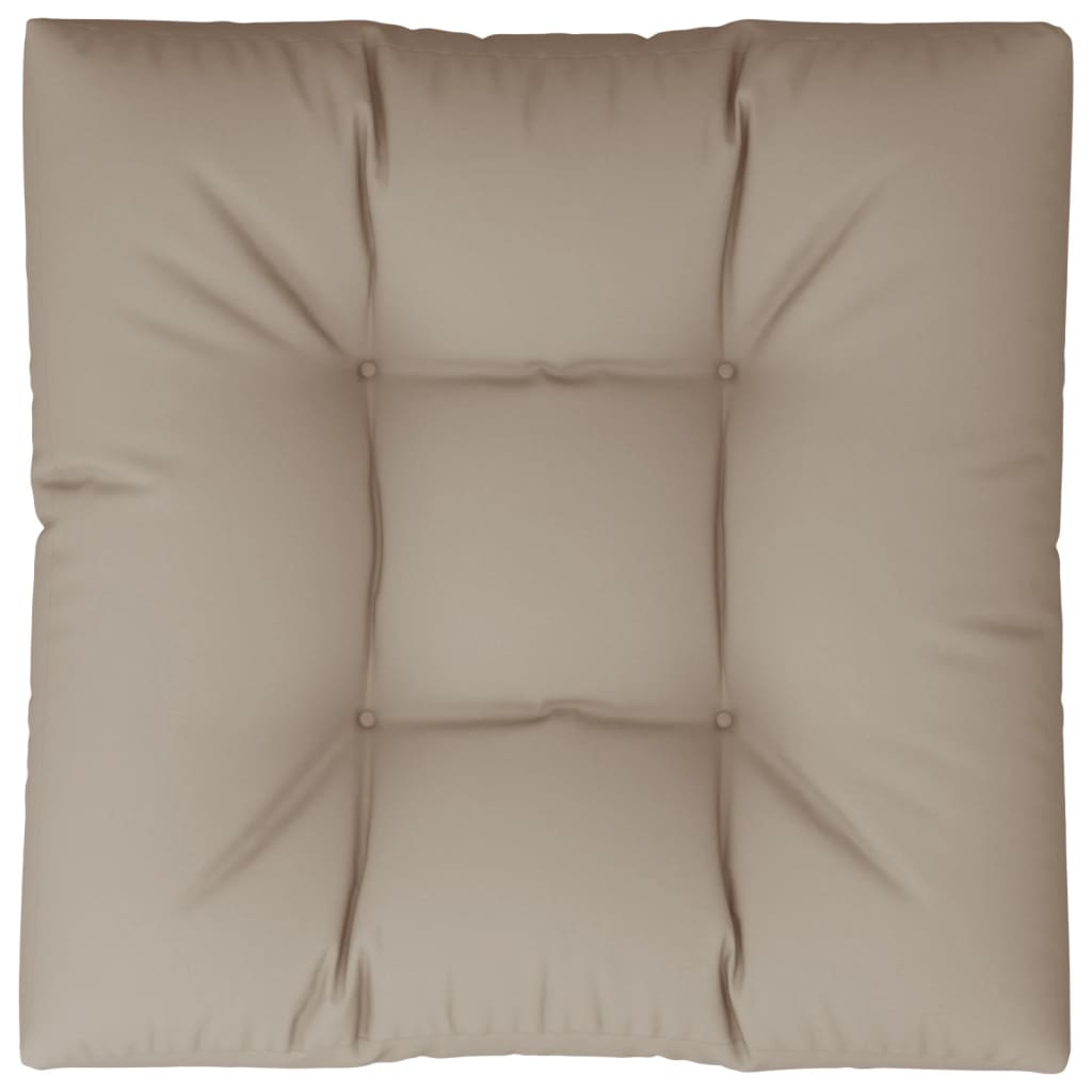 Cuscino per Pallet Tortora 70x70x12 cm in Tessuto