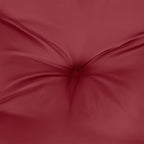 Cuscino per Pallet Rosso Vino 70x70x12 cm in Tessuto