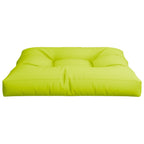 Cuscino per Pallet Verde Brillante 70x70x12 cm in Tessuto