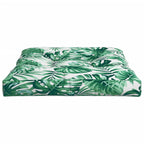 Cuscino per Pallet Motivo a Foglie 70x70x12 cm