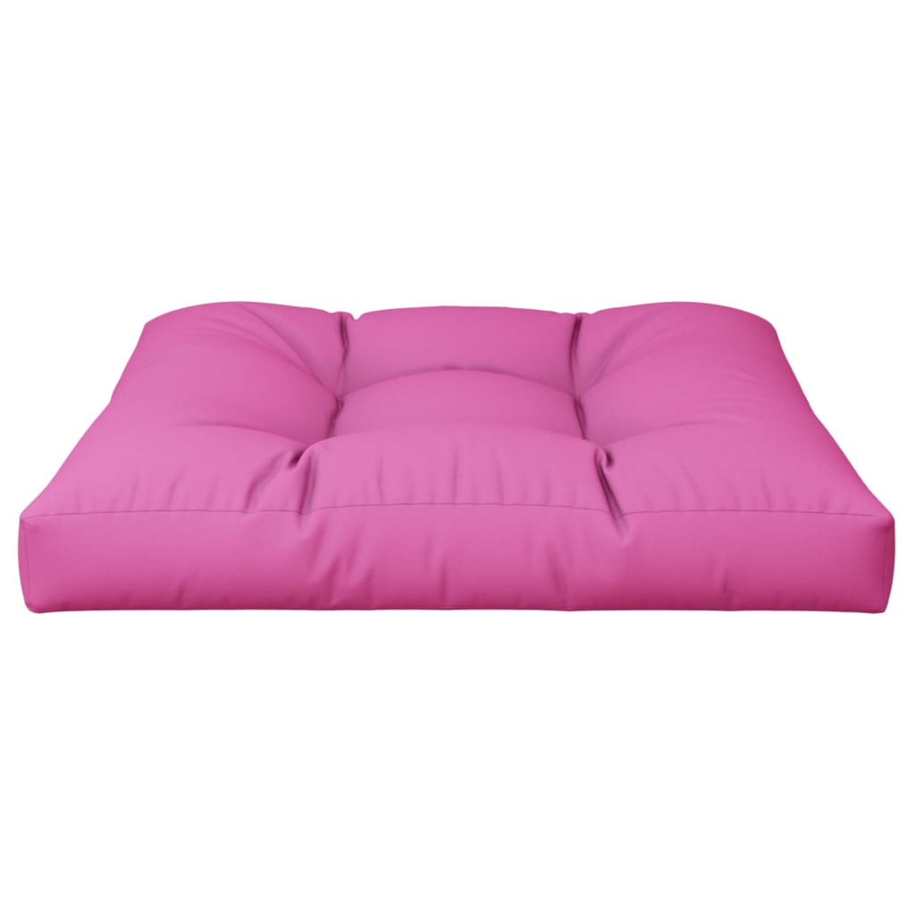 Cuscino per Pallet Rosa 70x70x12 cm in Tessuto
