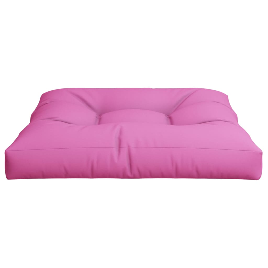 Cuscino per Pallet Rosa 70x70x12 cm in Tessuto