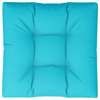 Cuscino per Pallet Turchese 70x70x12 cm Tessuto