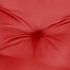 Cuscino per Pallet Rosso 80x80x12 cm in Tessuto