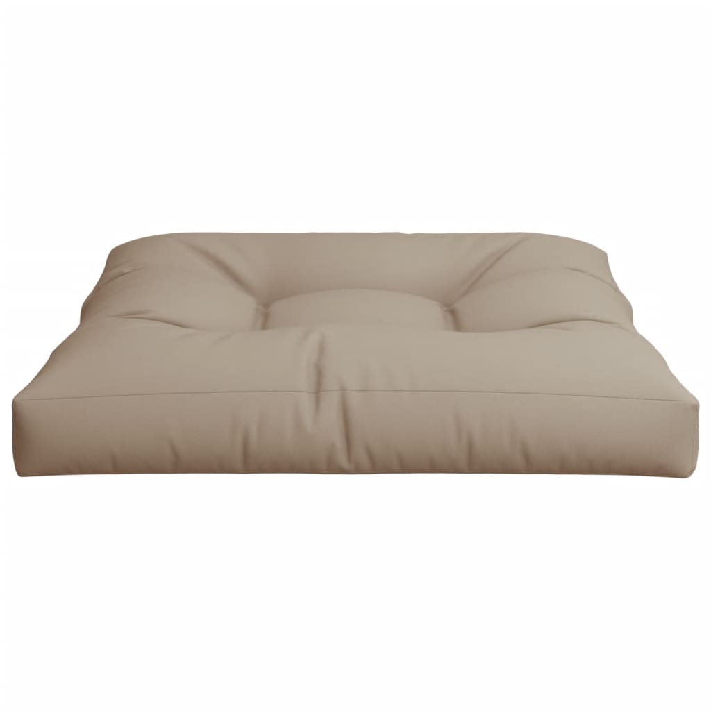 Cuscino per Pallet Tortora 80x80x12 cm in Tessuto