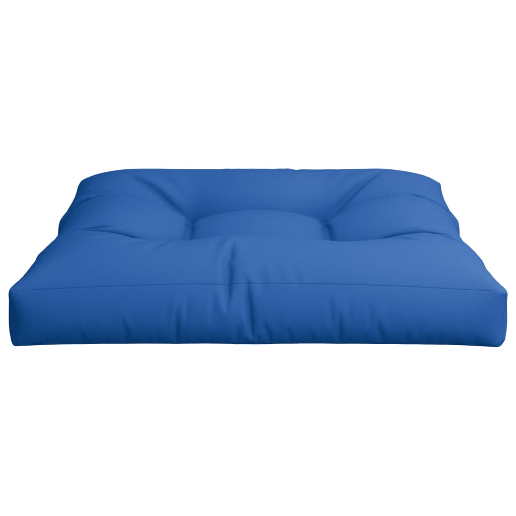 Cuscino per Pallet Blu Reale 80x80x12 cm in Tessuto