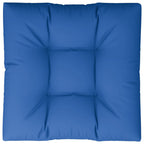 Cuscino per Pallet Blu Reale 80x80x12 cm in Tessuto