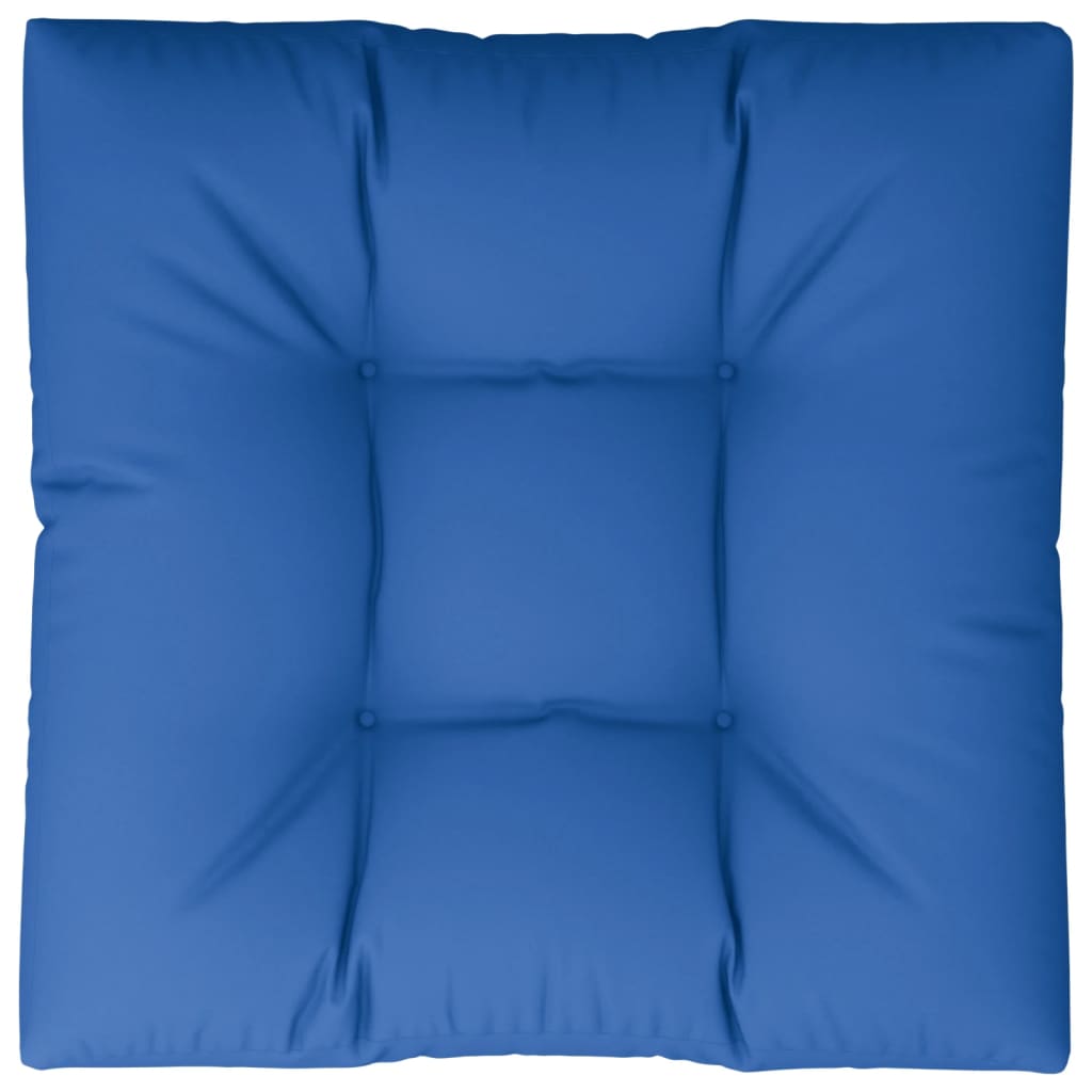 Cuscino per Pallet Blu Reale 80x80x12 cm in Tessuto