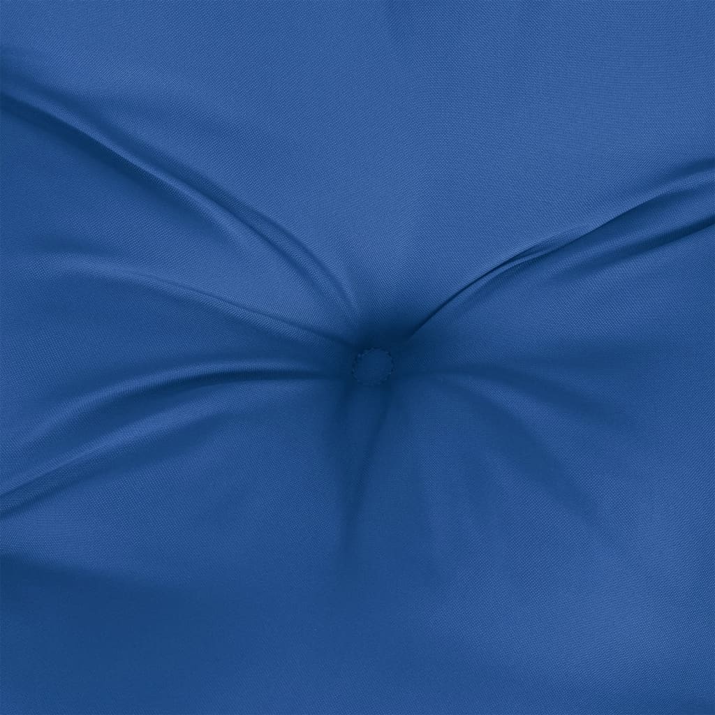 Cuscino per Pallet Blu Reale 80x80x12 cm in Tessuto