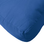 Cuscino per Pallet Blu Reale 80x80x12 cm in Tessuto