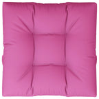 Cuscino per Pallet Rosa 80x80x12 cm in Tessuto