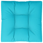 Cuscino per Pallet Turchese 80x80x12 cm in Tessuto