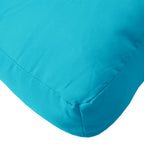 Cuscino per Pallet Turchese 80x80x12 cm in Tessuto