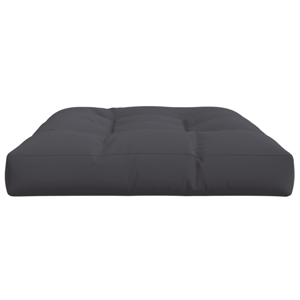 Cuscino per Pallet Antracite 120x80x12 cm in Tessuto
