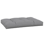 Cuscino per Pallet Grigio 120x80x12 cm in Tessuto
