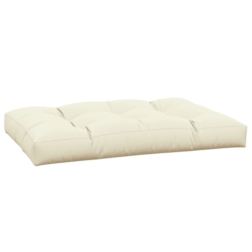 Cuscino per Pallet Crema 120x80x12 cm in Tessuto