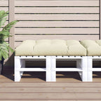 Cuscino per Pallet Crema 120x80x12 cm in Tessuto