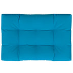 Cuscino per Pallet Blu 120x80x12 cm in Tessuto