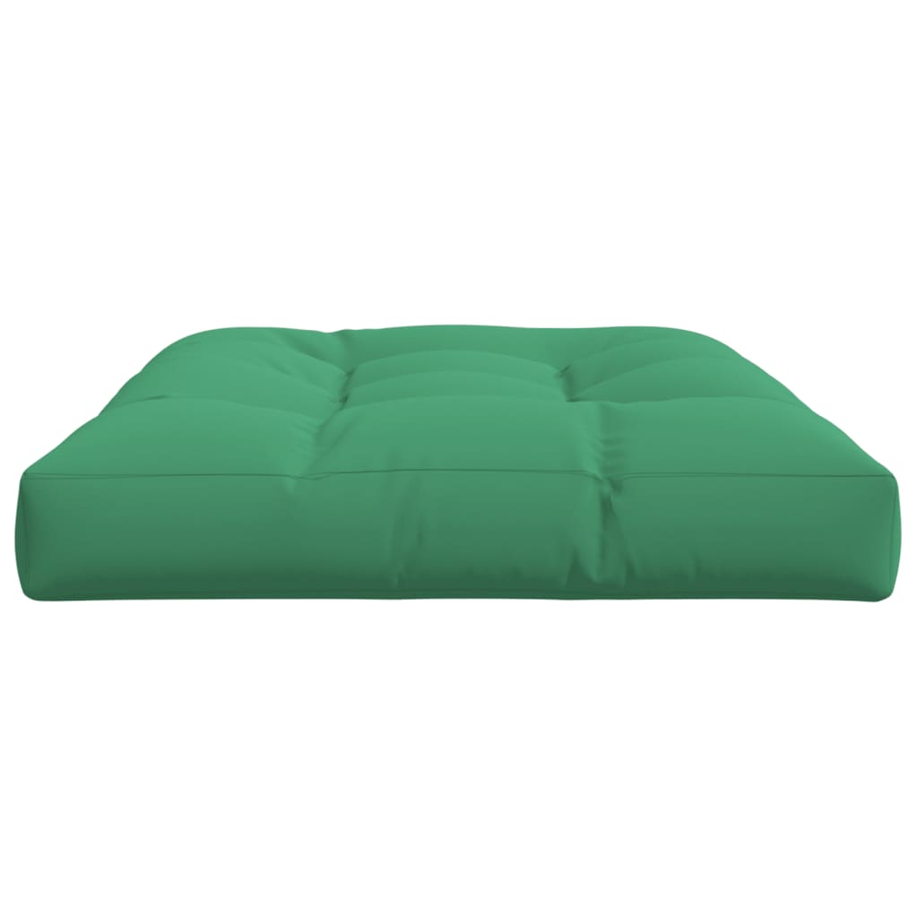 Cuscino per Pallet Verde 120x80x12 cm in Tessuto