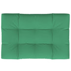 Cuscino per Pallet Verde 120x80x12 cm in Tessuto