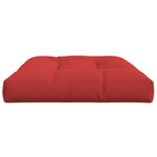 Cuscino per Pallet Rosso 120x80x12 cm in Tessuto