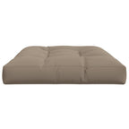 Cuscino per Pallet Tortora 120x80x12 cm in Tessuto
