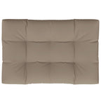 Cuscino per Pallet Tortora 120x80x12 cm in Tessuto