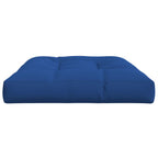 Cuscino per Pallet Blu Reale 120x80x12 cm in Tessuto