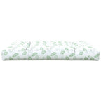 Cuscino per Pallet con Motivo a Foglie 120x80x12 cm in Tessuto