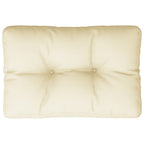 Cuscino per Pallet Crema 50x40x12 cm in Tessuto